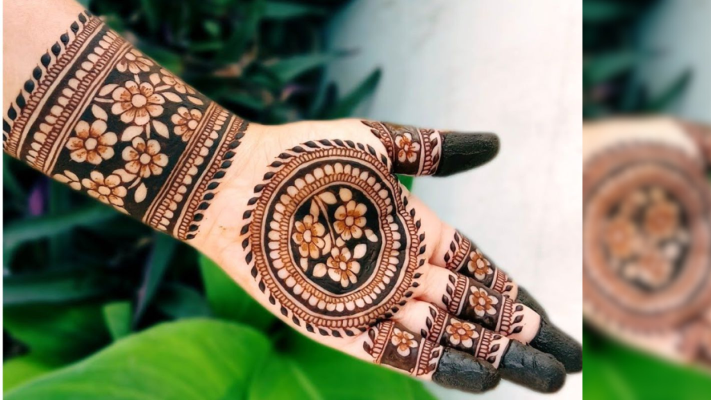 Front Hand Simple Mehndi