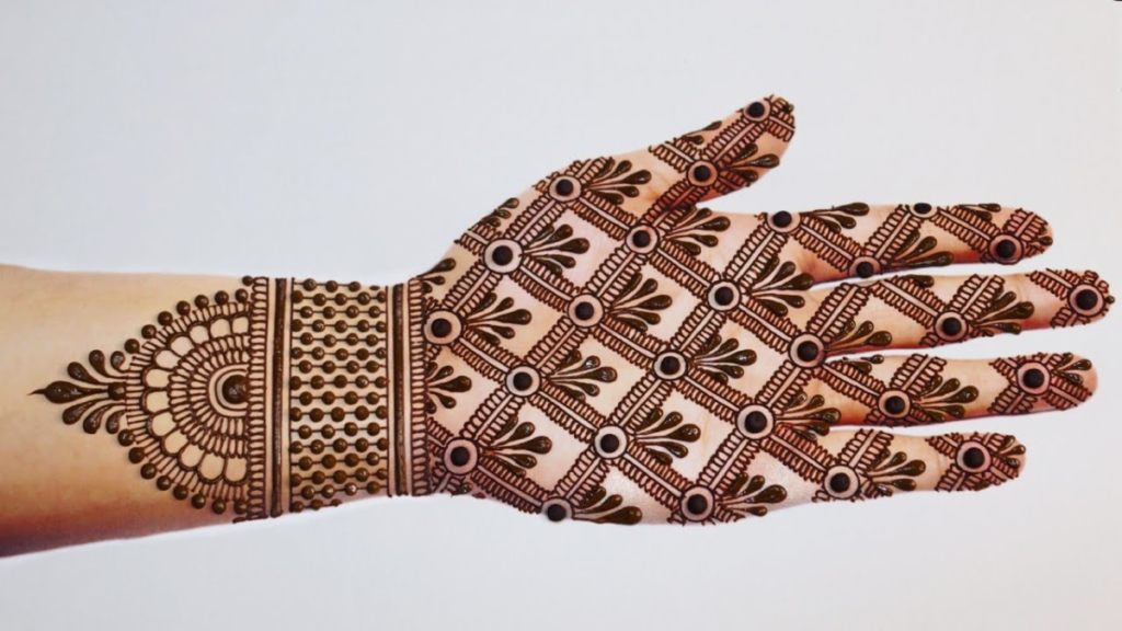 Front Hand Simple Mehndi