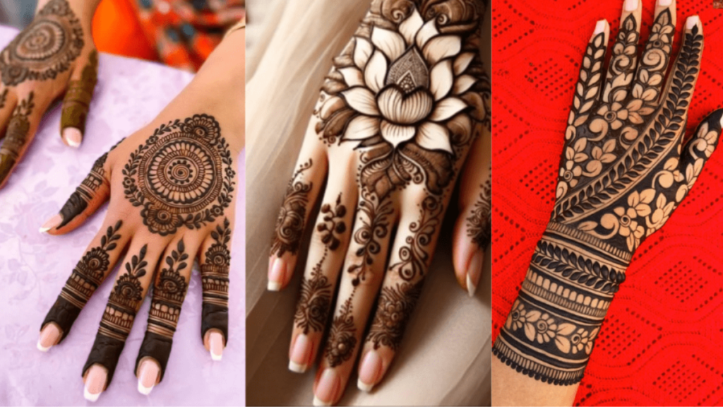 Modern Back Hand Mehndi
