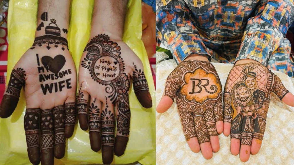 दूल्हे की मेहंदी डिज़ाइन