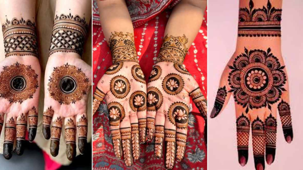 Modern arabic mehndi