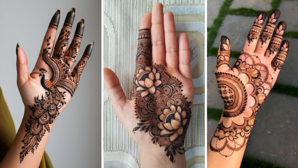 Modern arabic mehndi