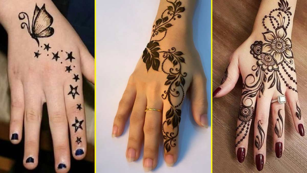 फ्लोरल टैटू स्टाइल डिज़ाइन