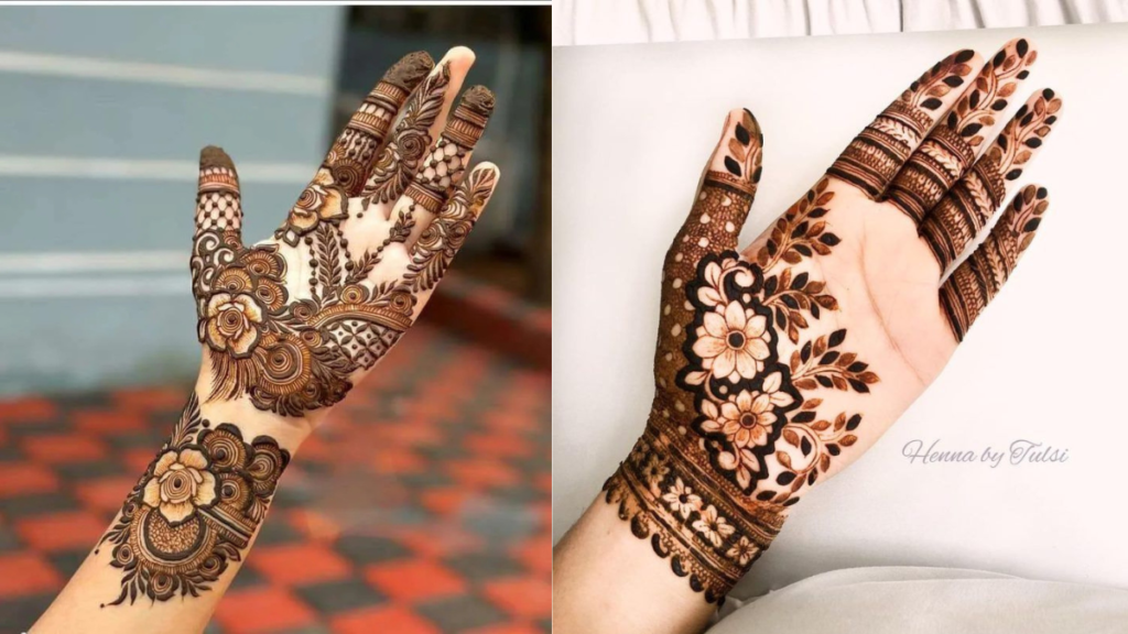 Modern Back Hand Mehndi