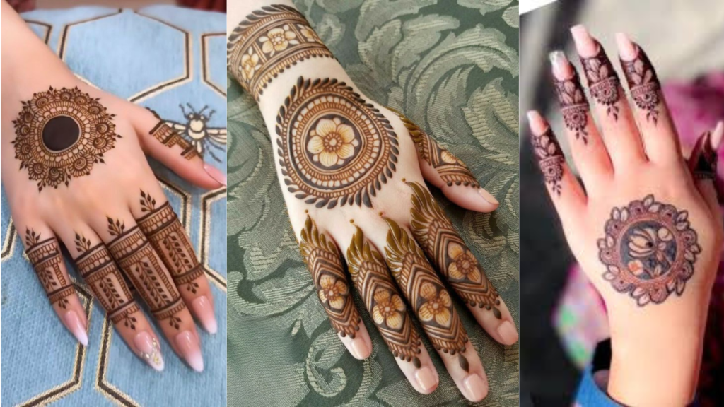 Simple Back Mehndi Design