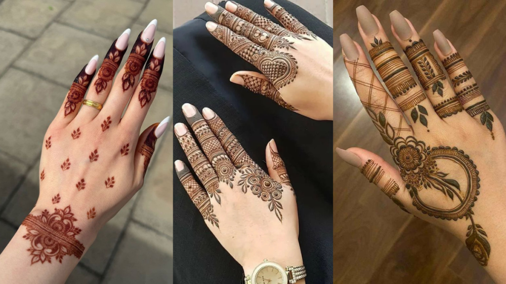 Simple Back Mehndi Design