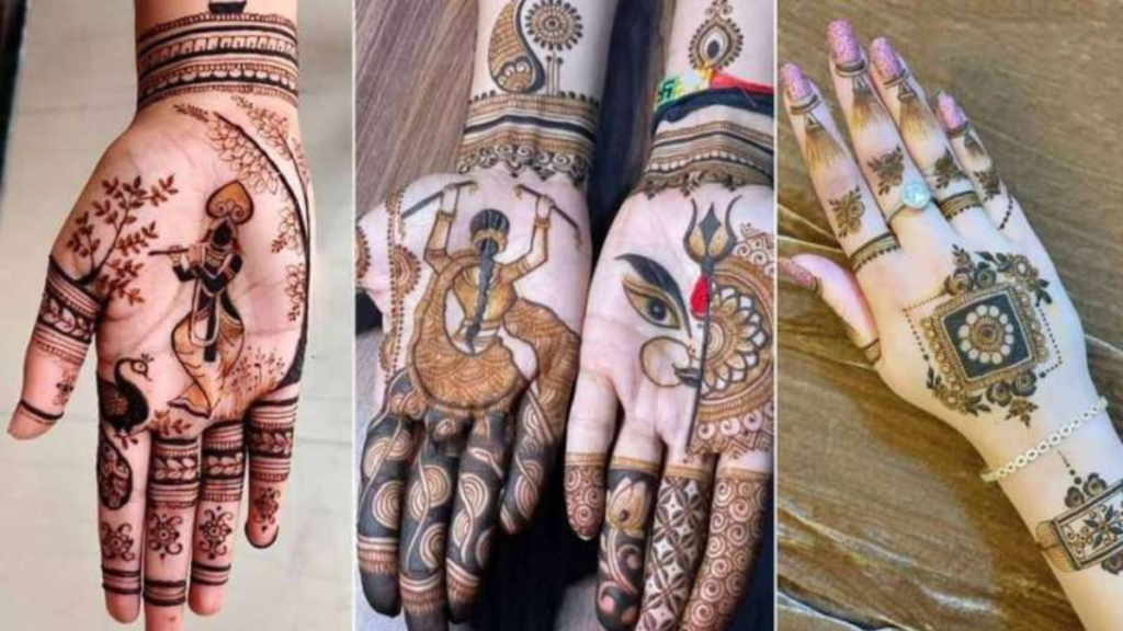 Easy Front Hand Mehndi Design