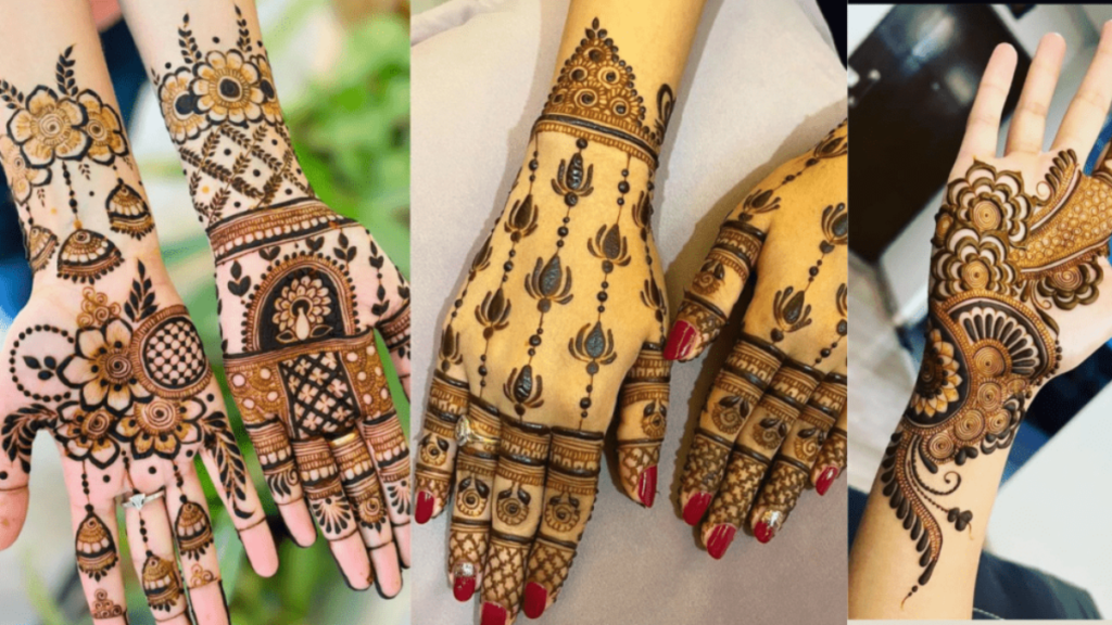 Simple Back Mehndi Design