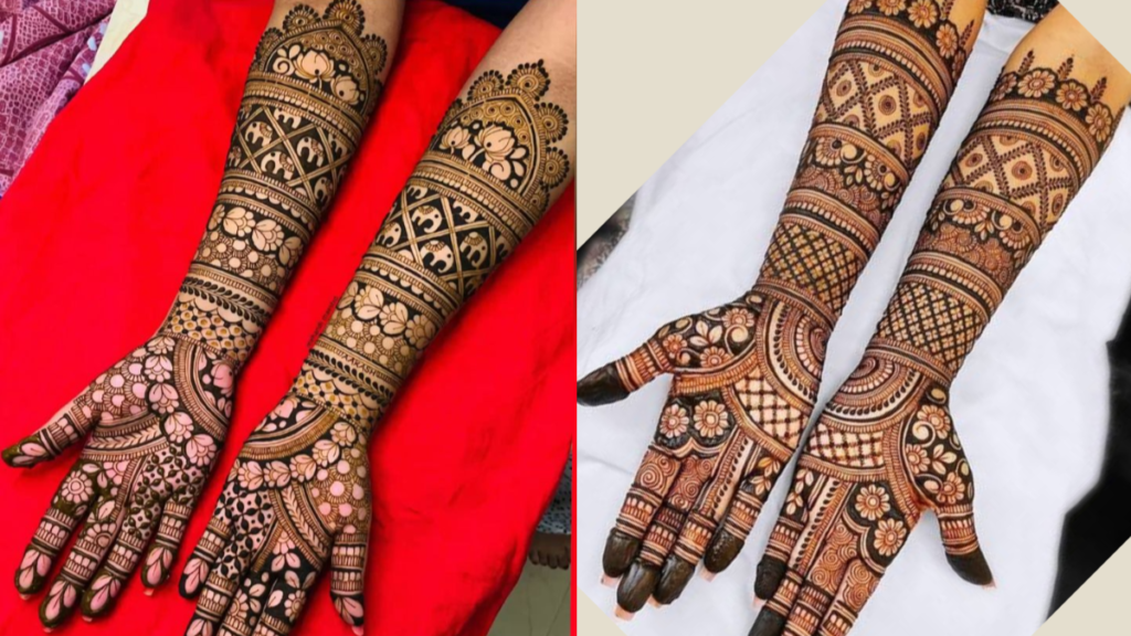 Stylish easy front mehendi