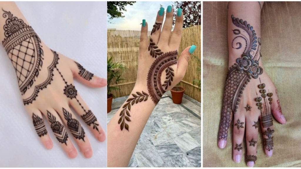 Simple Finger Mehndi Designs