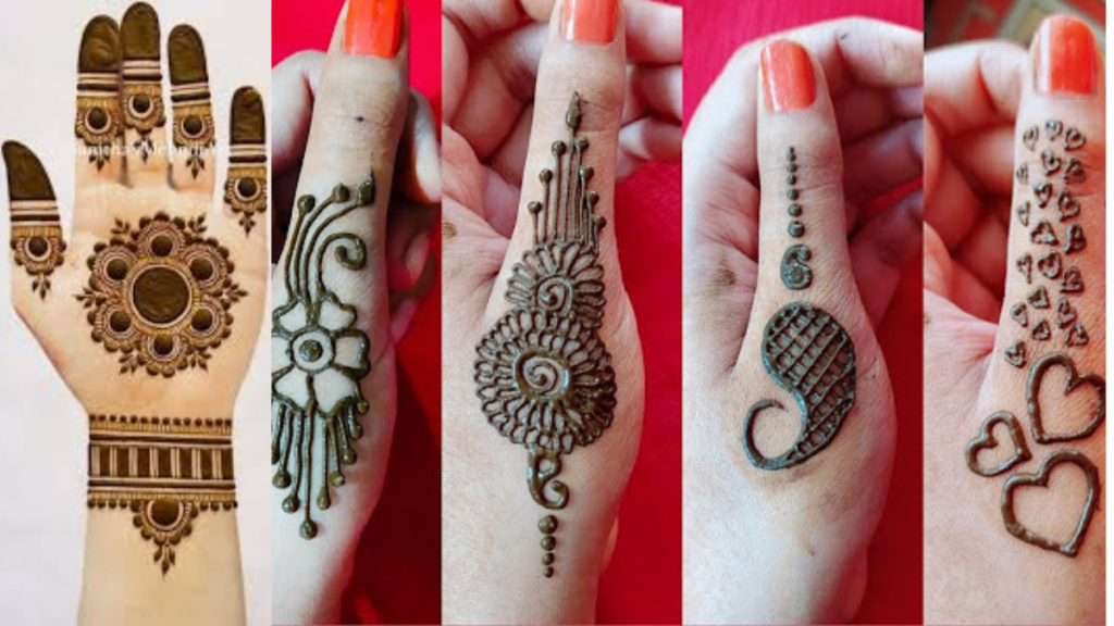 Simple Finger Mehndi Designs