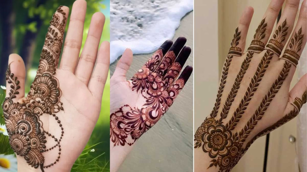 Easy Mehndi Design.