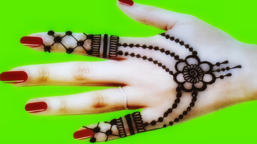 Easy Mehndi Design.