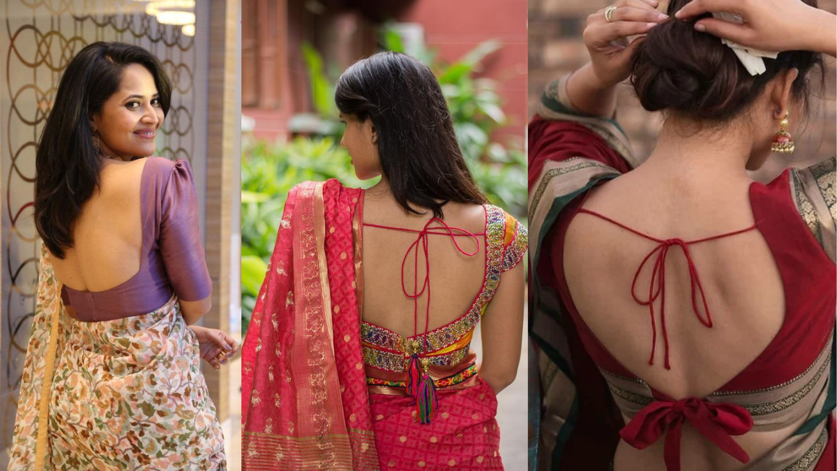 Wedding Blouse Back Design.