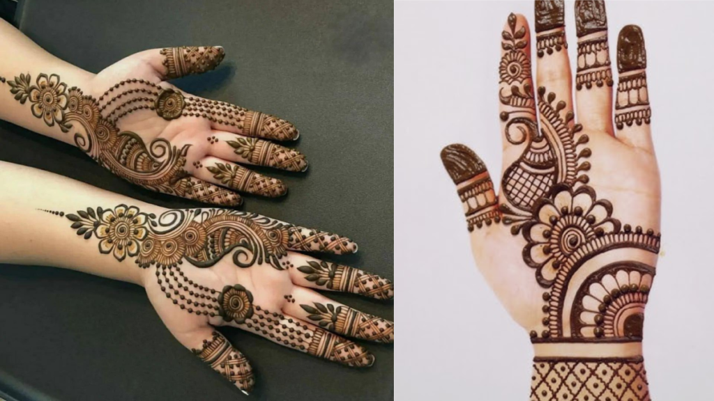 Front Hand Mehndi Designs.