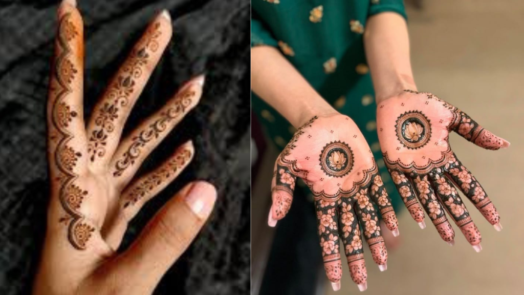 Front Hand Mehndi Designs.