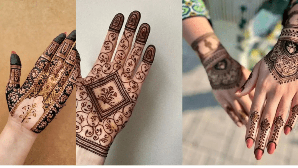 Latest Floral Arabic Mehndi