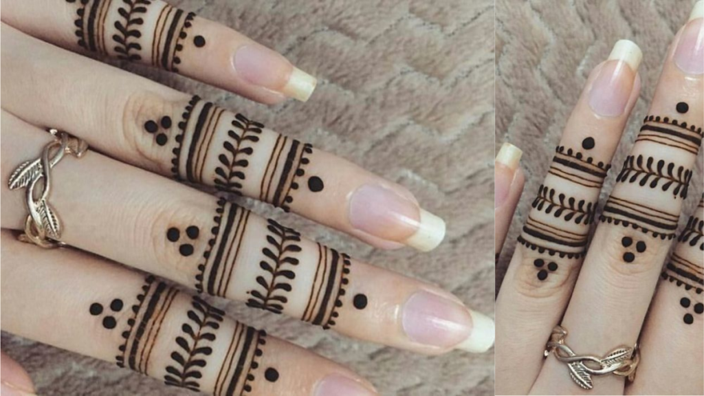 Beautiful Finger Mehndi Design