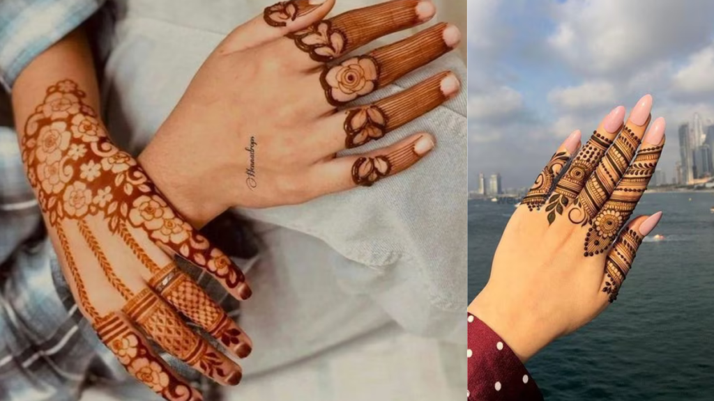 Beautiful Finger Mehndi Design