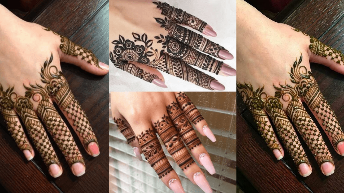 Beautiful Finger Mehndi Design