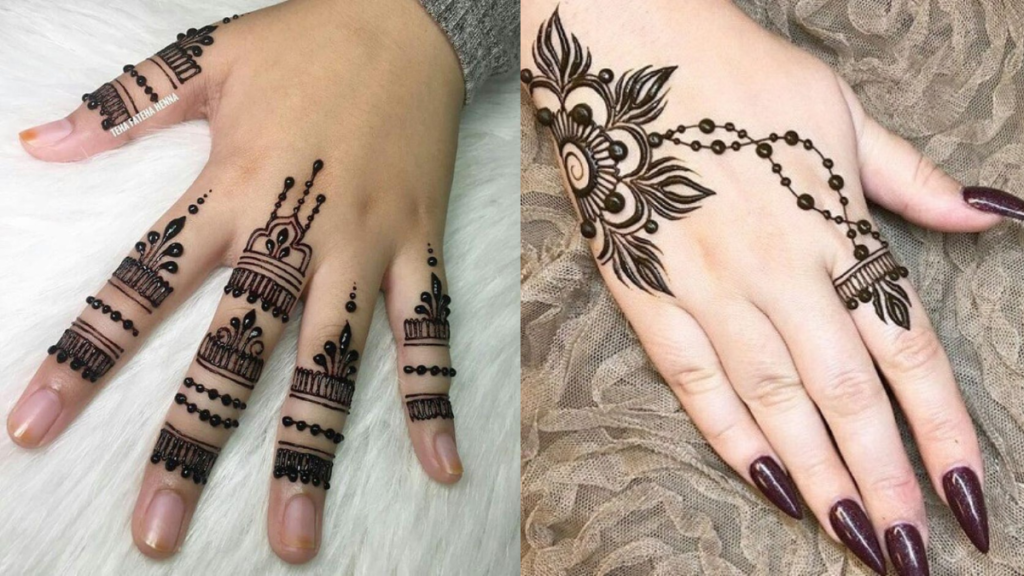 Beautiful Finger Mehndi Design
