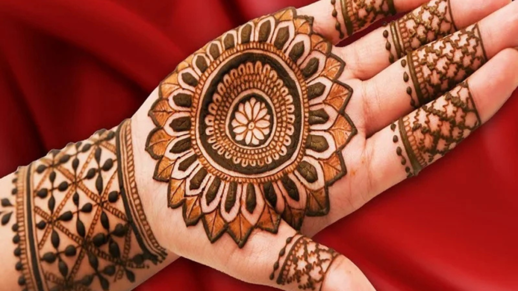 Engagement Mehndi Design