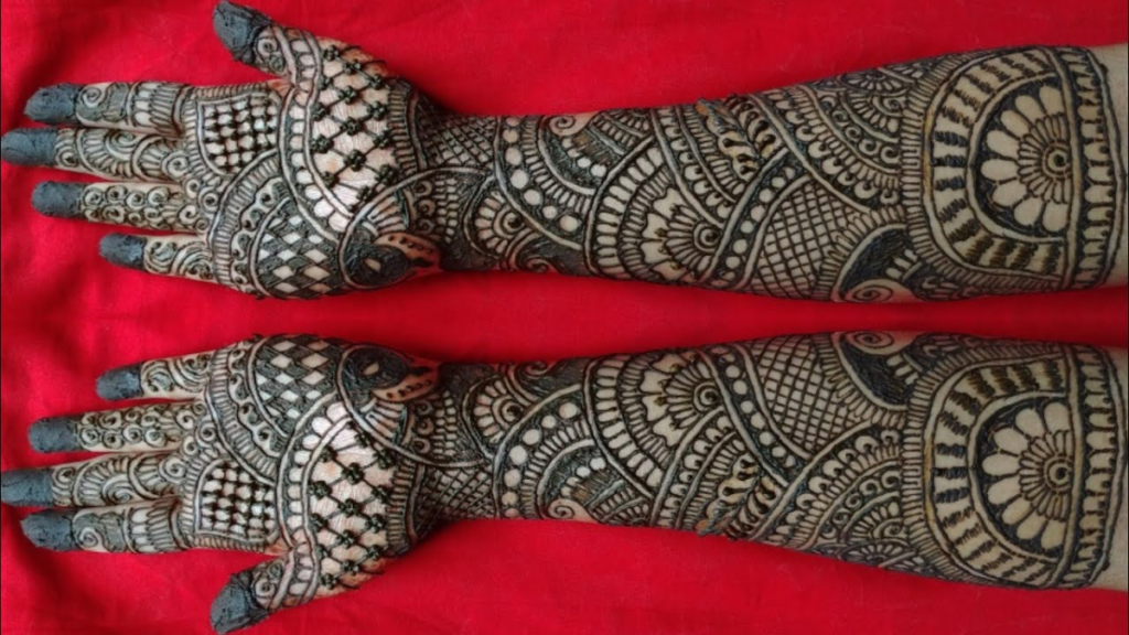 शानदार फुल हैंड मेहंदी