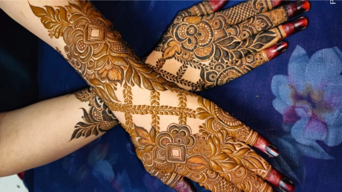 फुल हैंड मेहंदी डिजाइन