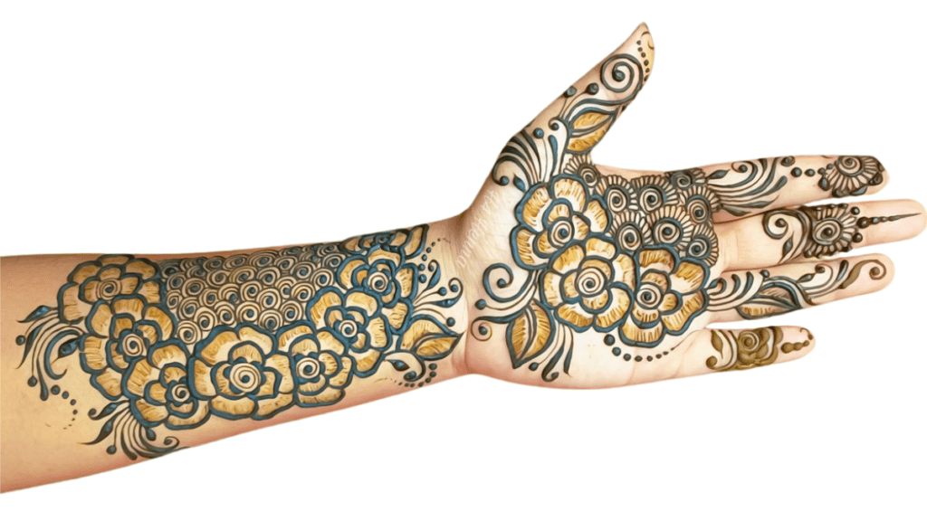 Beautiful Front Mehndi Design