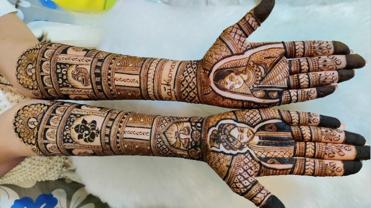 Easy Front Hand Mehndi Design