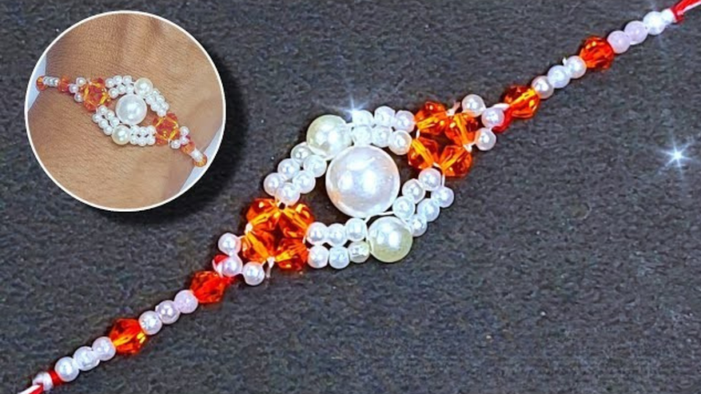 Beads Rakhi design