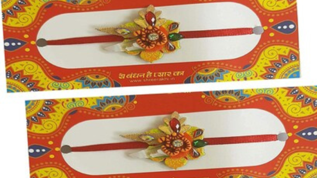 Beads Rakhi design