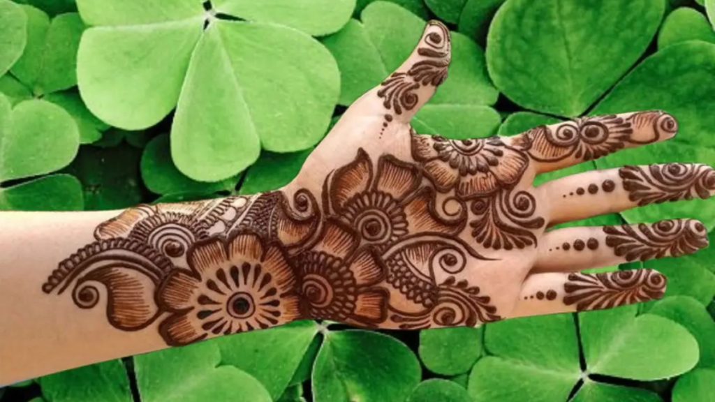 Front Hand Mehndi Design