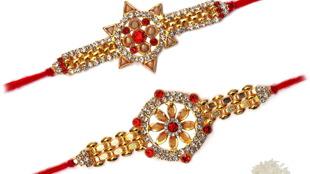 Beads Rakhi design