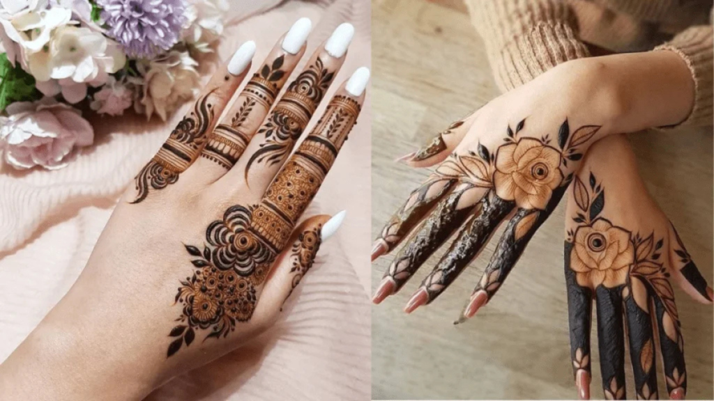 easy arabic mehndi design