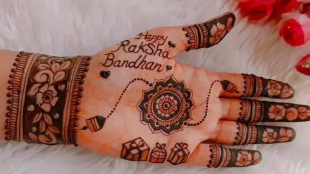 bhai rakhi mehndi design