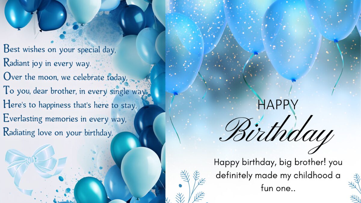 Birthday Wishes For Brother
