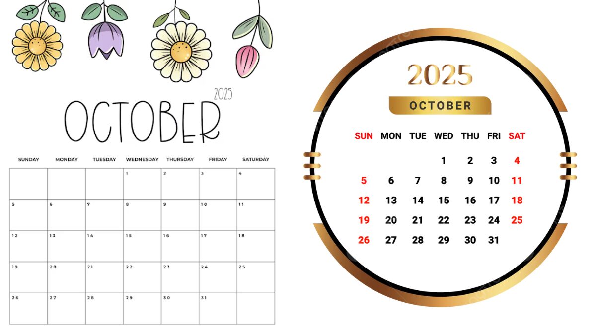 Calender October 2025