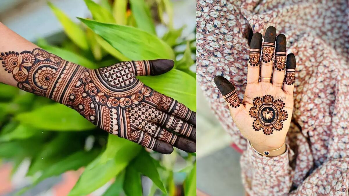Front Hand Simple Mehndi Design Aesthetic Easy And Beautiful