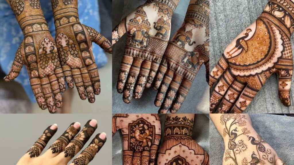 Easy Mehendi Design Simple Front