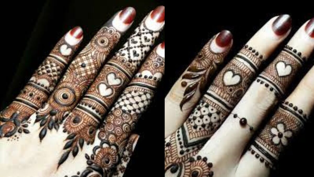 Easy Simple Finger Mehndi Design