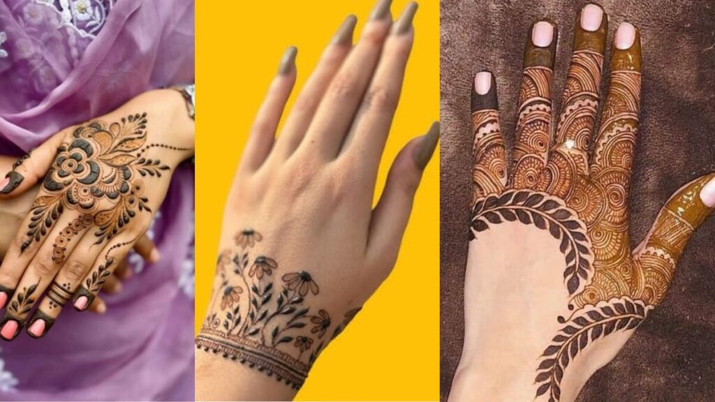 Back Hand Arabic Mehndi Design