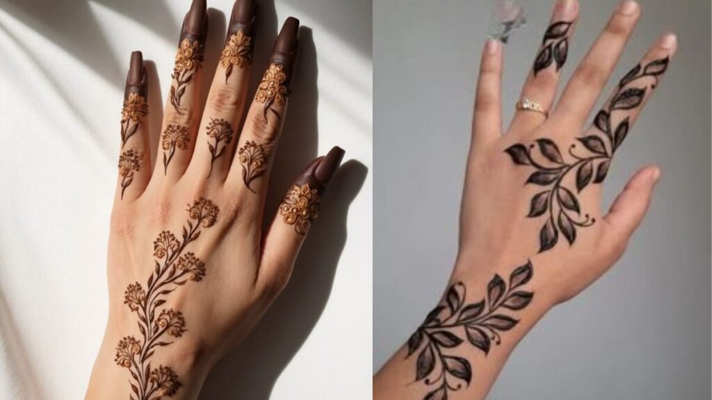 Small Aesthetic Henna Designs