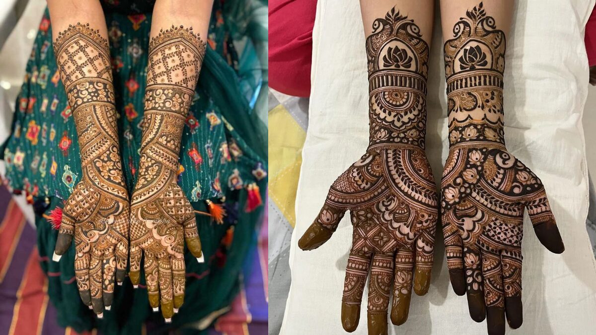 stylish simple mehndi design 2025