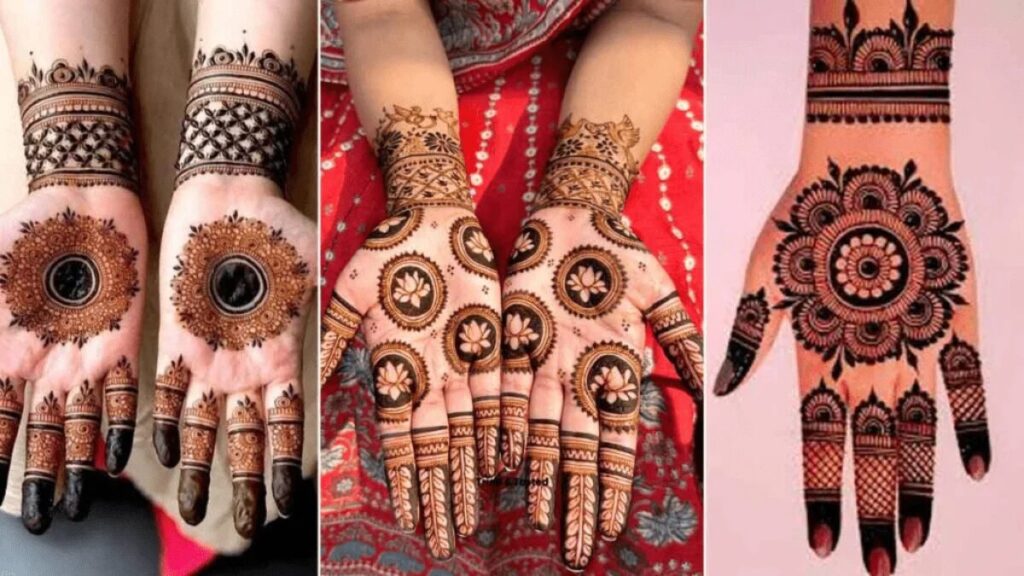 Aesthetic Mehndi Design Front Hand