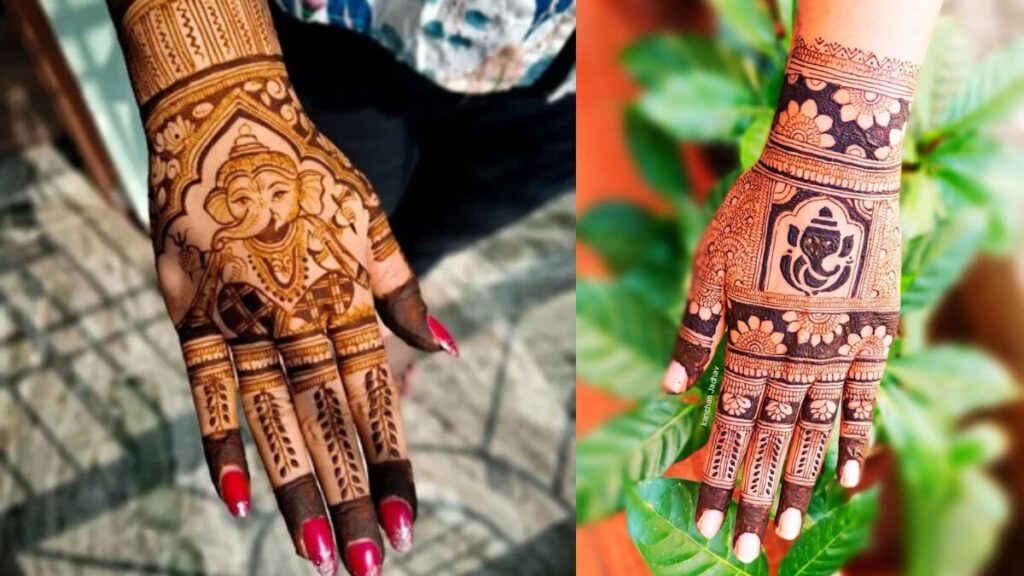 Back Hand Arabic Mehndi Design
