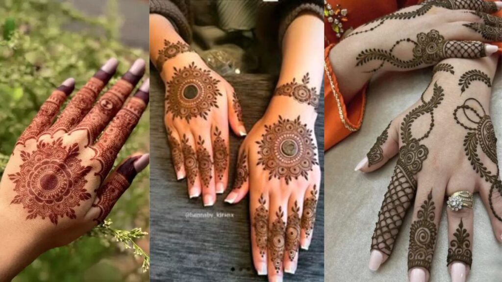 Back Hand Arabic Mehndi Design