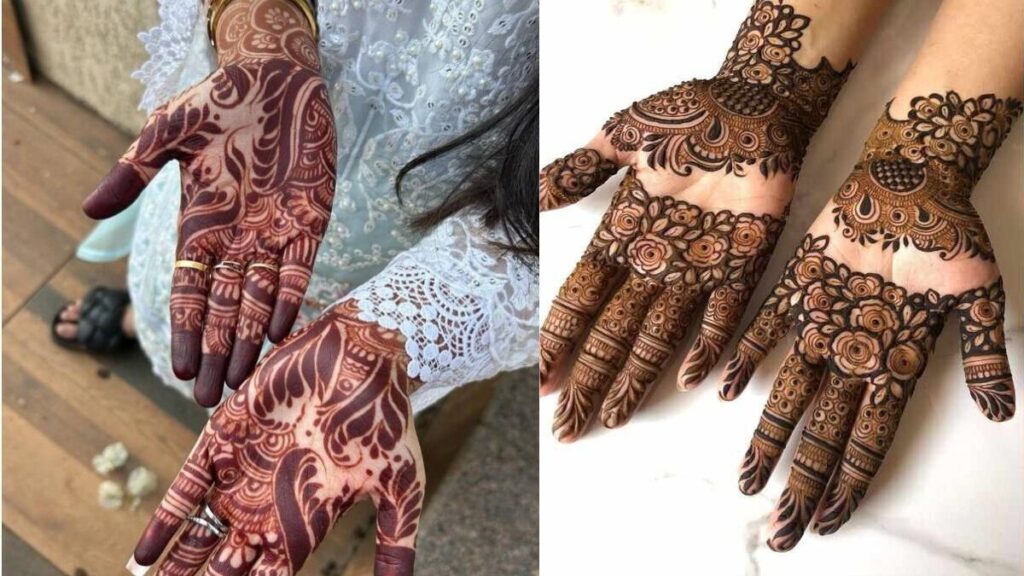 Aesthetic Mehndi Design Front Hand