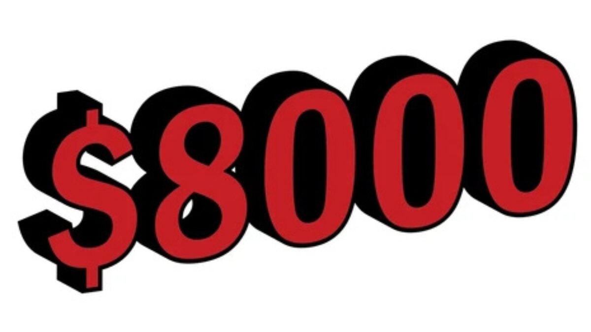 8000 Dollars In Rupees