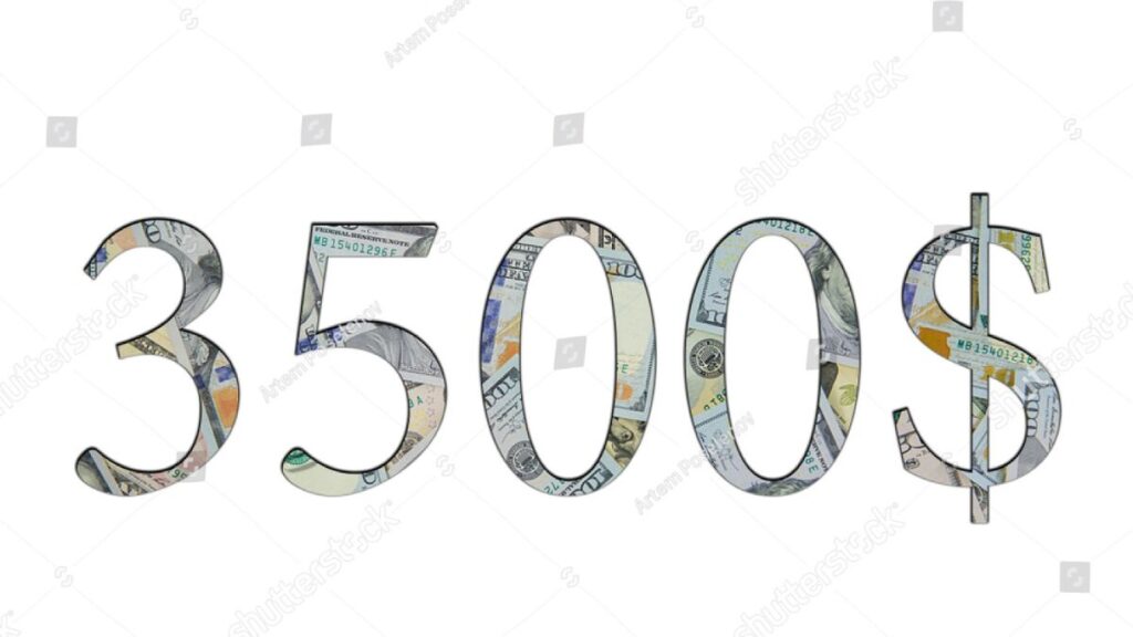 3500 Dollars In Rupees 